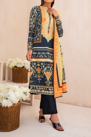 SERAH - Lawn - Printed - Stitched  - 3PC